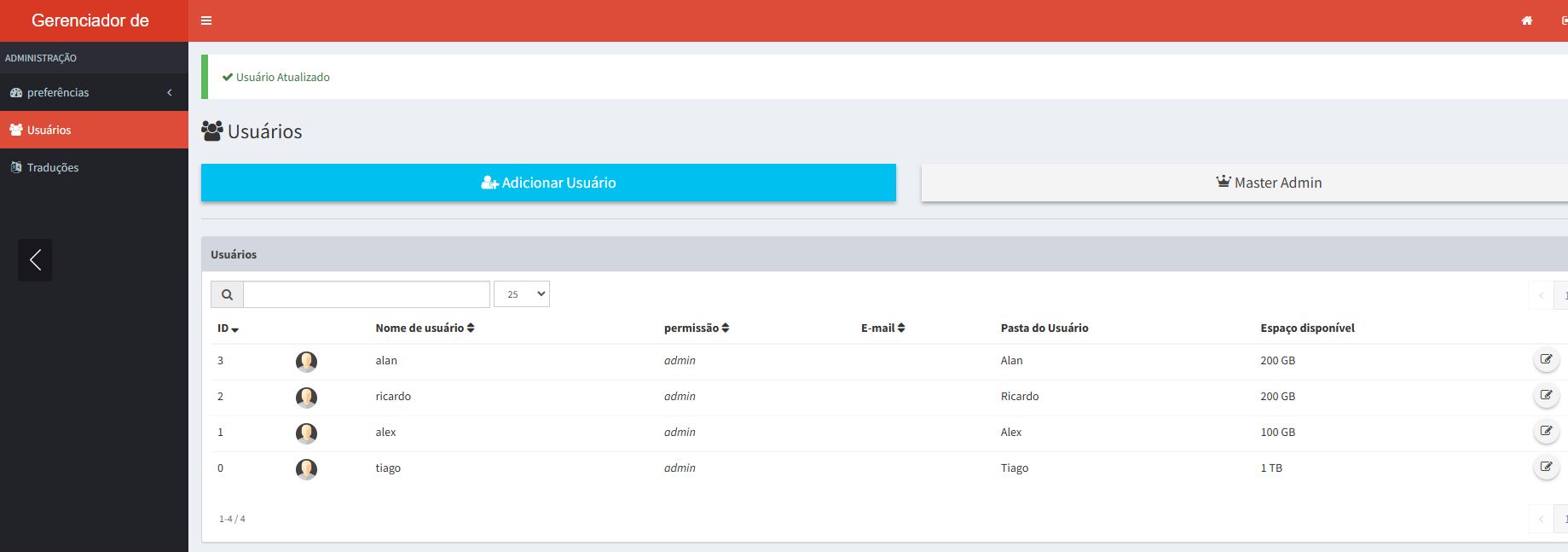 Gerenciador de Arquivos Online | Upload e Download Fácil  Versão v3.7.5