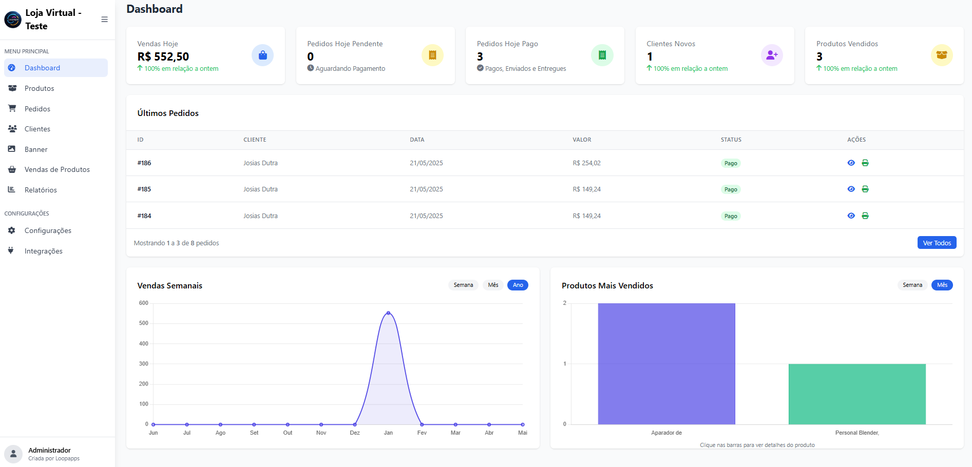 Loja Virtual Profissional - Pedidos com notificação - Correios - Melhor envio