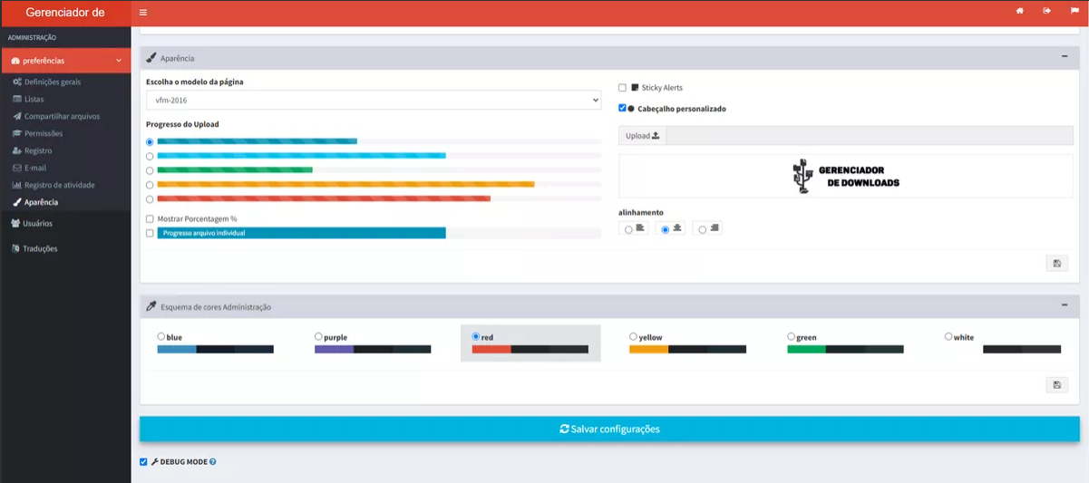 Gerenciador de Arquivos Online | Upload e Download Fácil  Versão v3.7.5