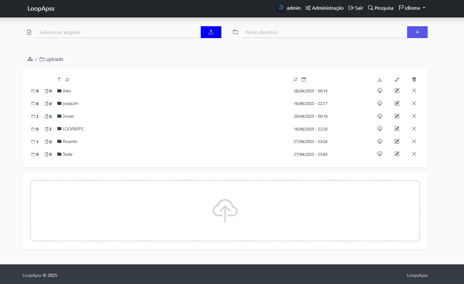 Gerenciador de Arquivos Online | Upload e Download Fácil Versão 4.4.2
